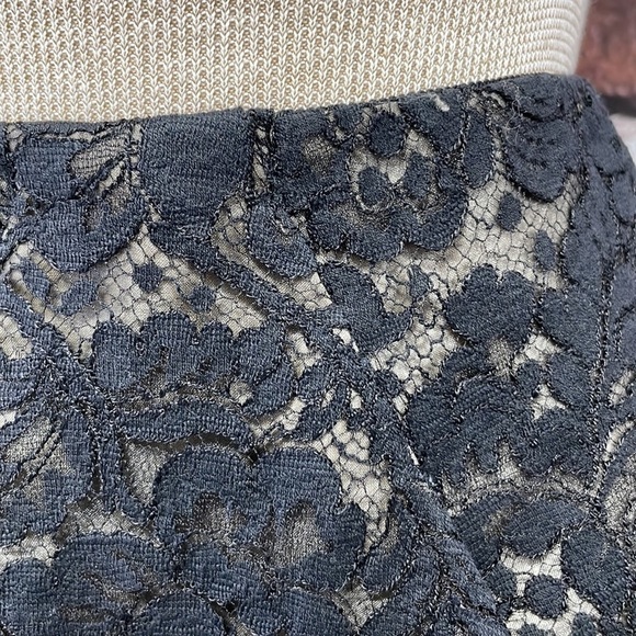 Misha Nonoo Mini Skirt Cream Black Lace Size 0 XS - Picture 7 of 13